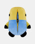Sudadera con capucha transformable 2 en 1 y peluche suave de Minion de Cubcoats, azul y amarillo 