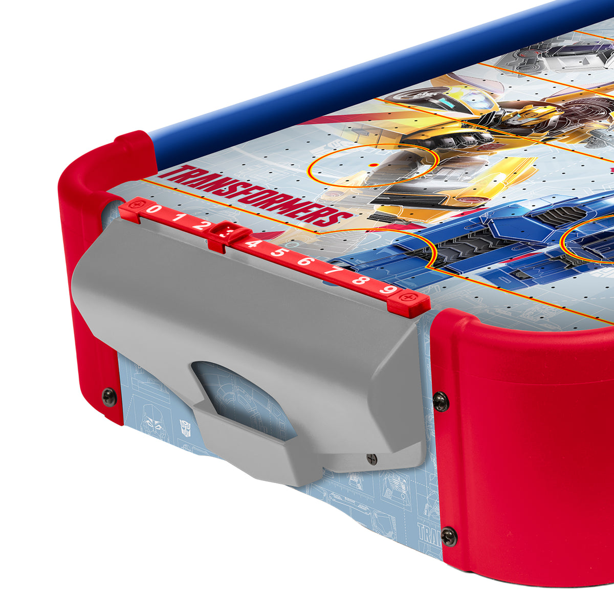 Mesa electrónica de hockey de aire de madera Transformers