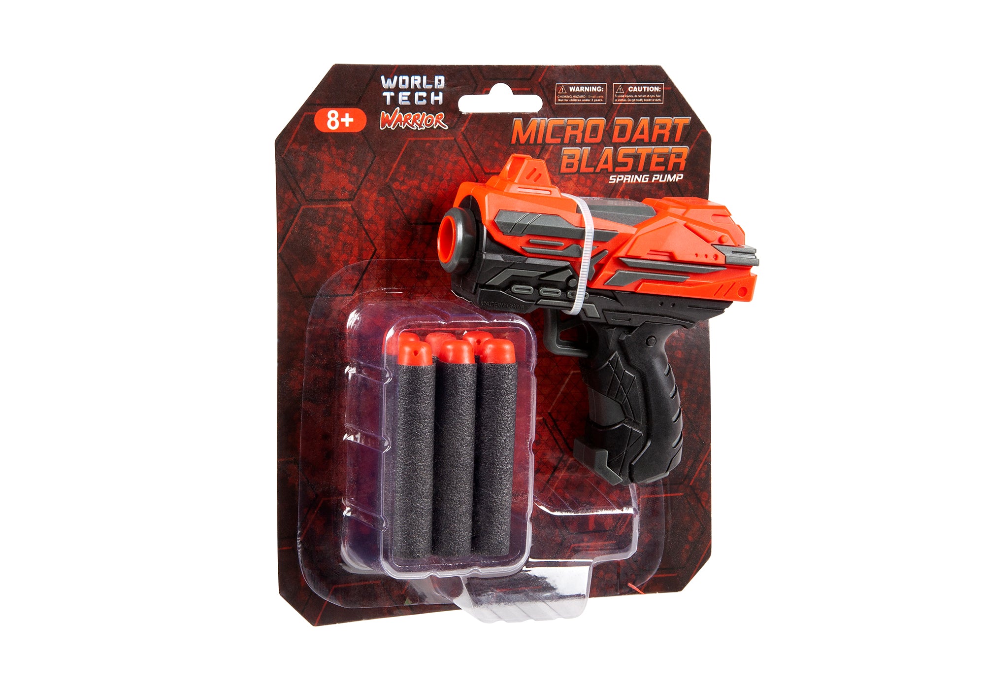 Warriors Micro Spring Pump Dart Blaster Blister