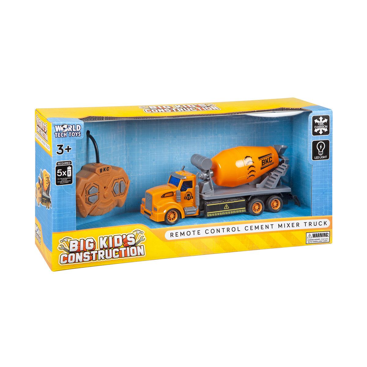 Big Kid's Construction RC Cement Mixer Truck [1:48]