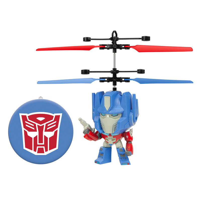 Hasbro Transformers Optimus Prime Flying Figure IR UFO Helicopter (Big Head)