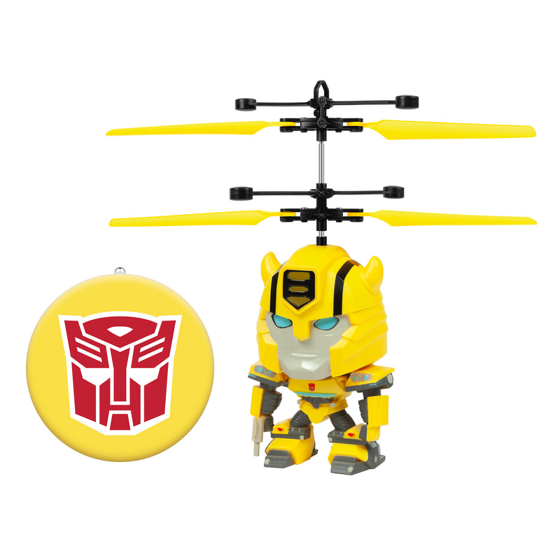 Hasbro Transformers Bumble Bee Flying Figure IR UFO Helicopter (Big Head)