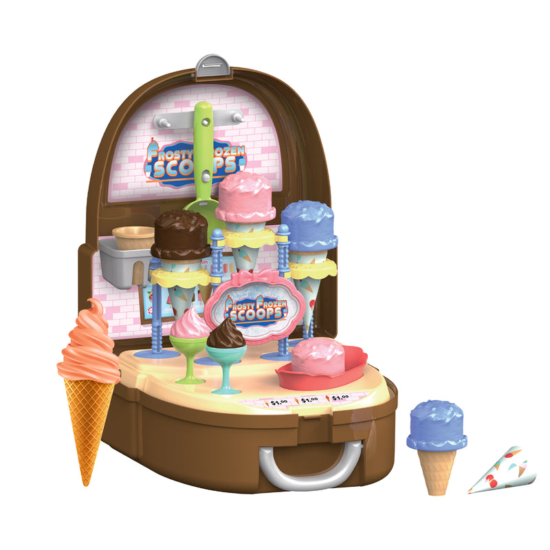 Frosty Frozen Scoops Ice Cream Store Playset (34 pieces)