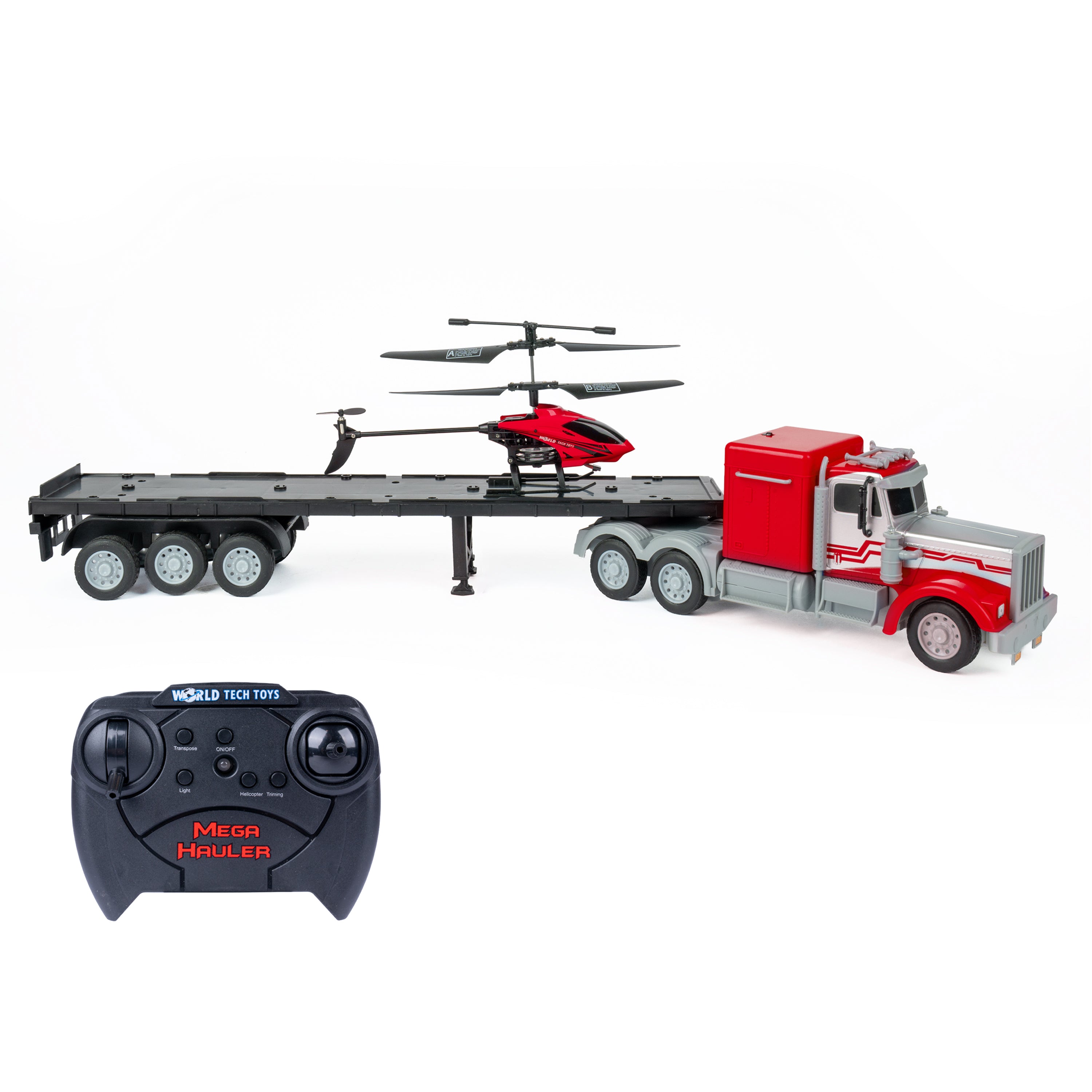 Mega Hauler Gyro RC Helicopter and Truck [2 pack]