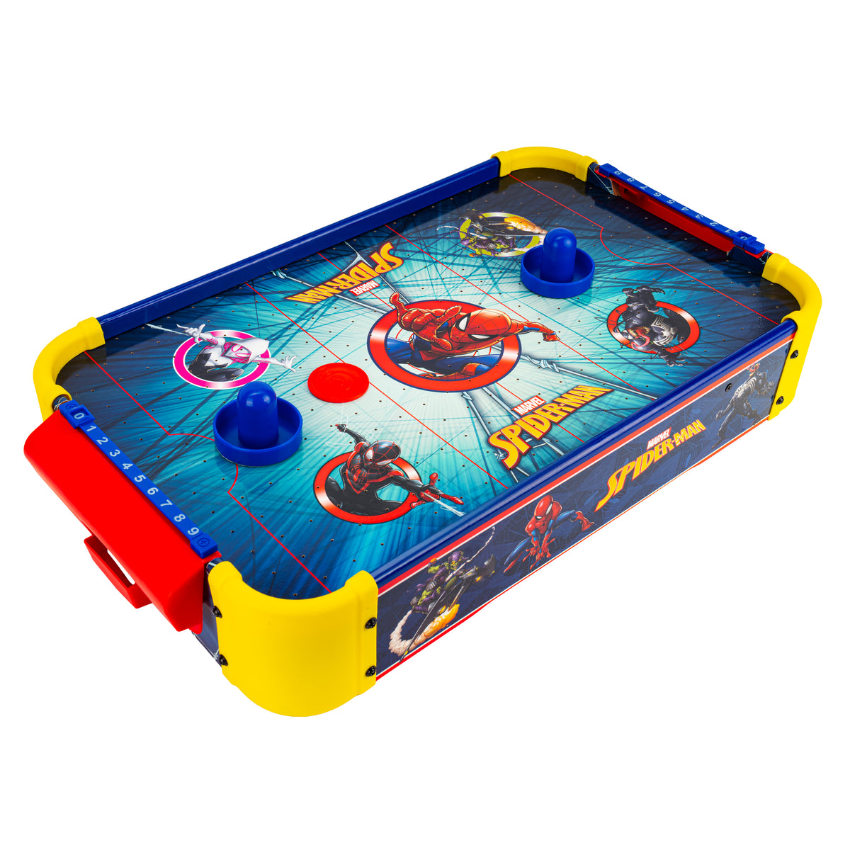 Spider-Man Wooden Electronic Tabletop Air Hockey