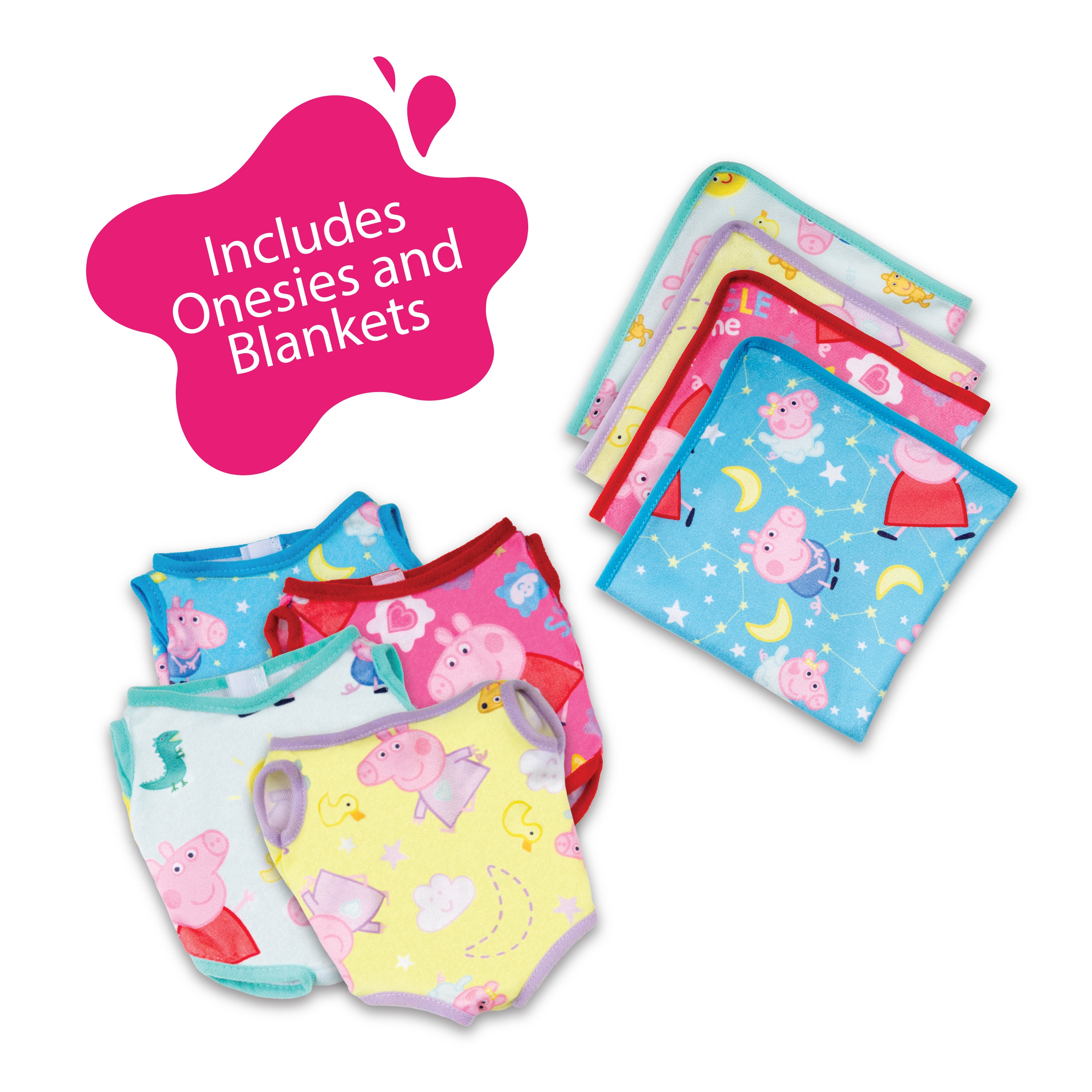 Peppa Pig Baby Evie Pig Nursery Laundry Set