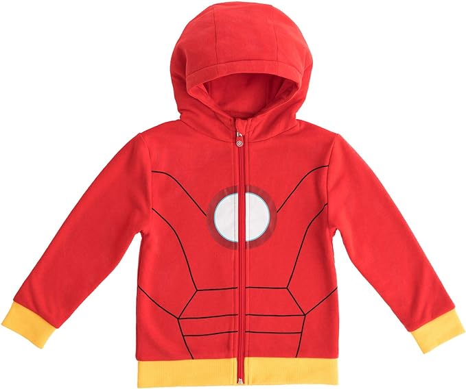 Cubcoats Iron Man 2 in 1 Transforming Hoodie and Soft Plushie, Red