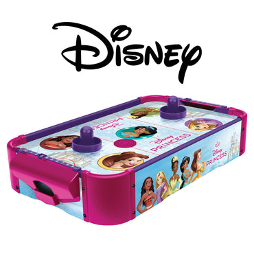 Mesa electrónica de hockey de aire de madera de las Princesas Disney