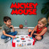 Mesa electrónica de hockey de aire de madera de Mickey Mouse de Disney