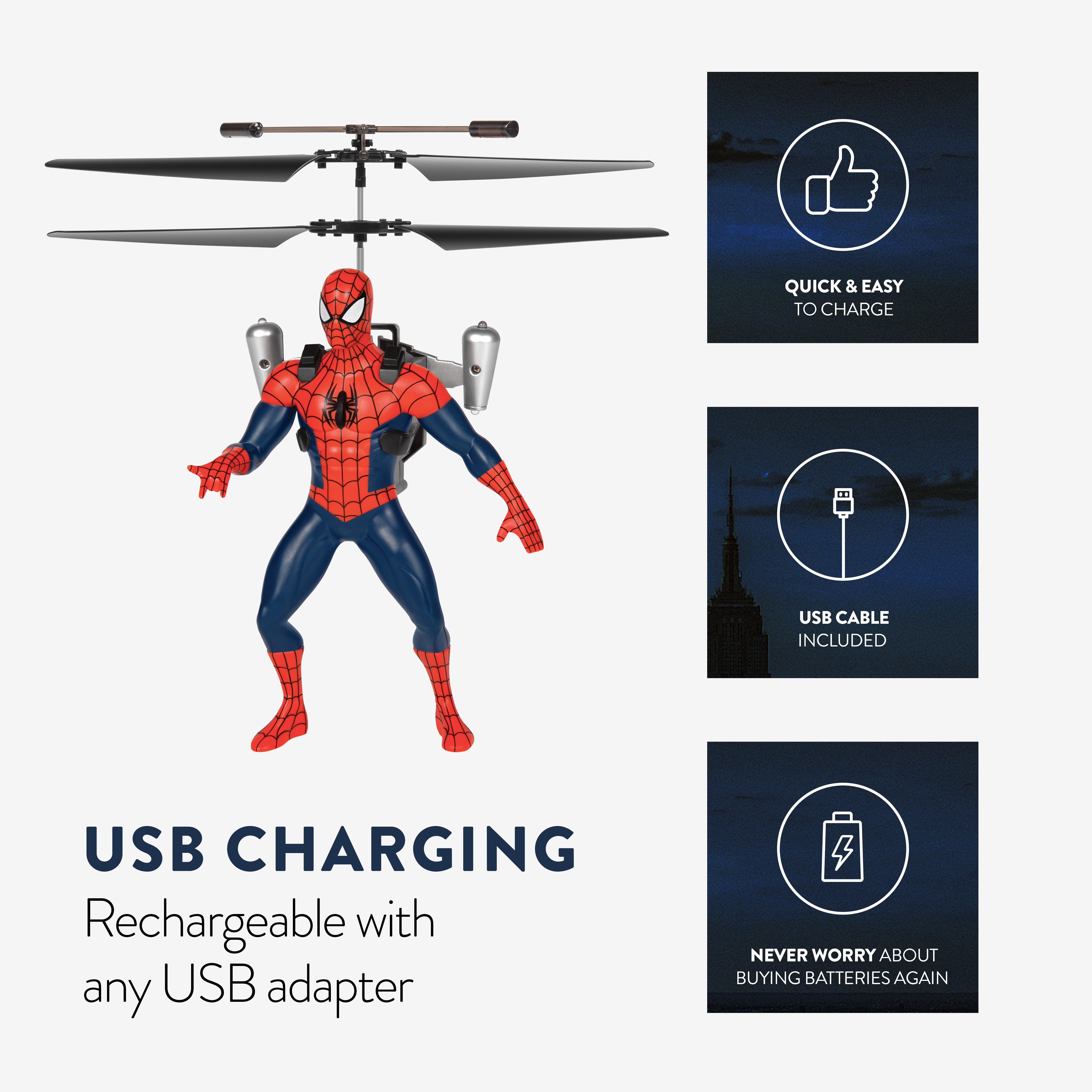 Spider-Man IR Remote Control Flying Figure