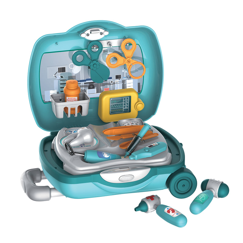 Doctor Dentist Medical Luggage Playset (18 pieces)