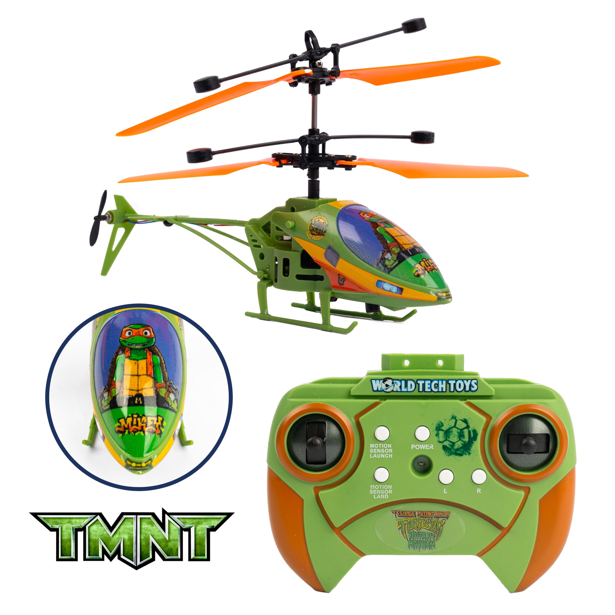 TMNT Michelangelo IR 2CH Helicopter