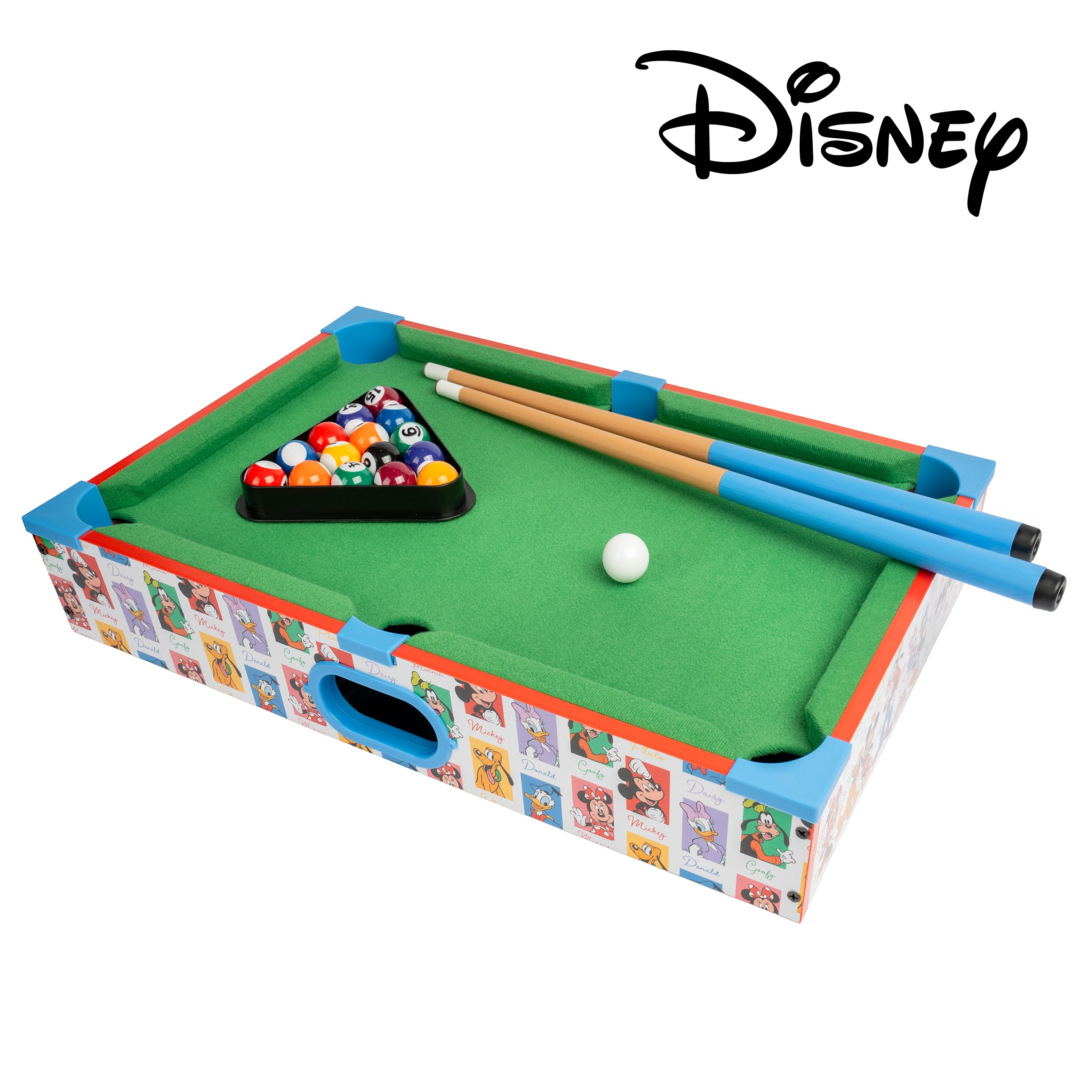 Mickey & his Friends Wooden Tabletop Pool Table
