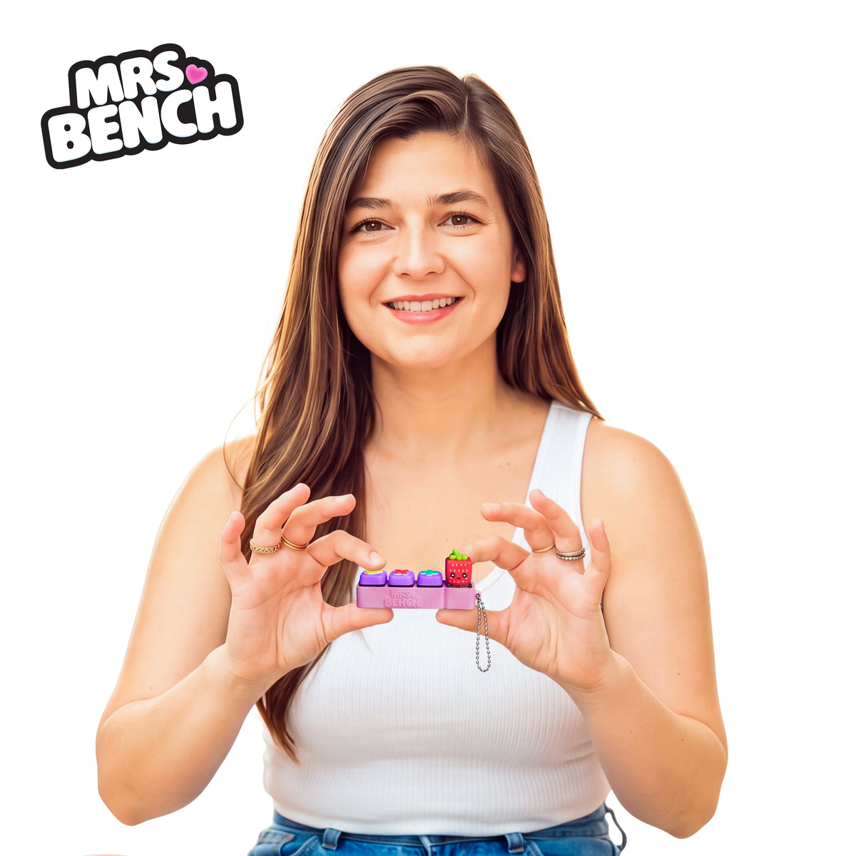 Mrs Bench Keychain clicker