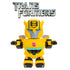 Robot bailarín Bumblebee de Transformers