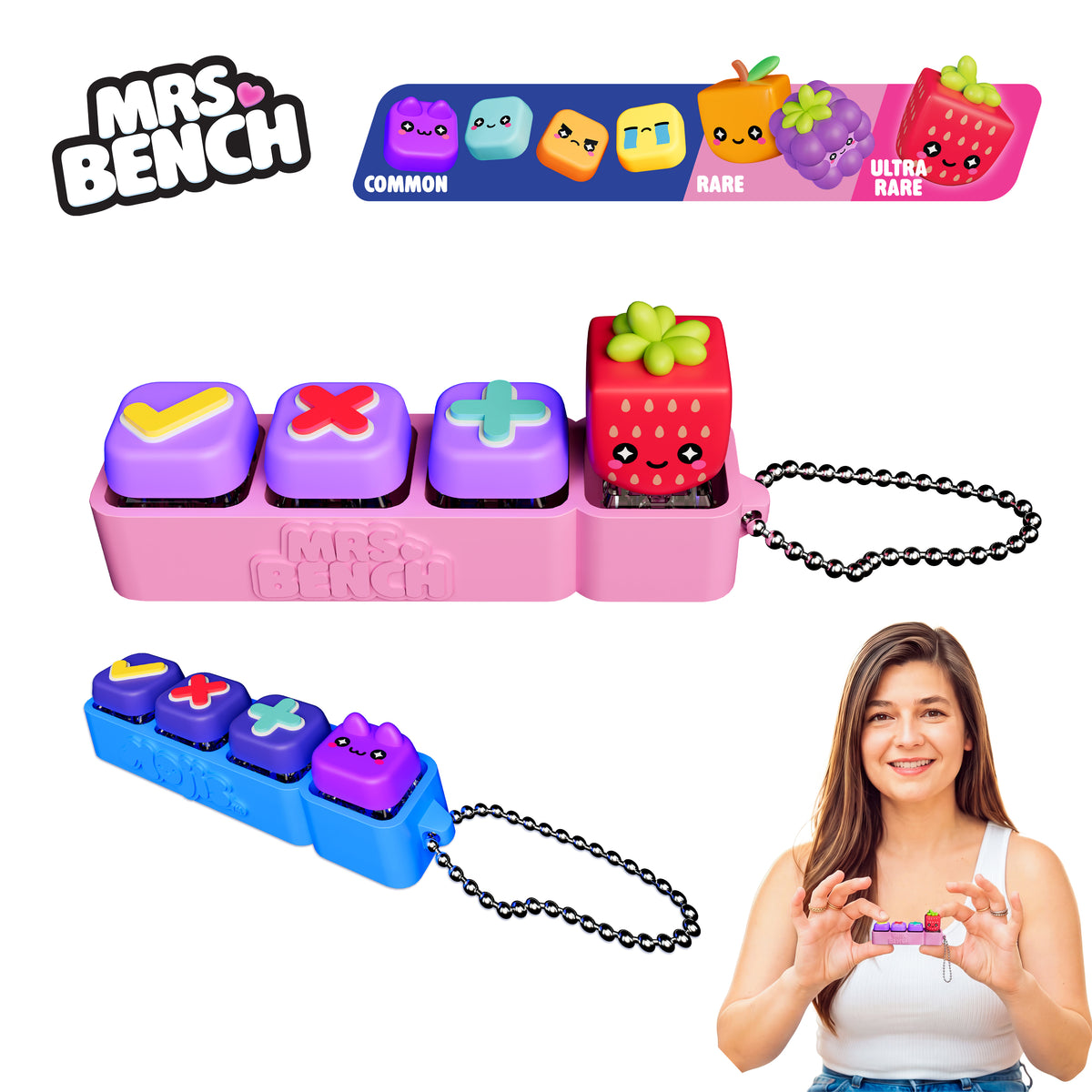 Mrs Bench Keychain clicker