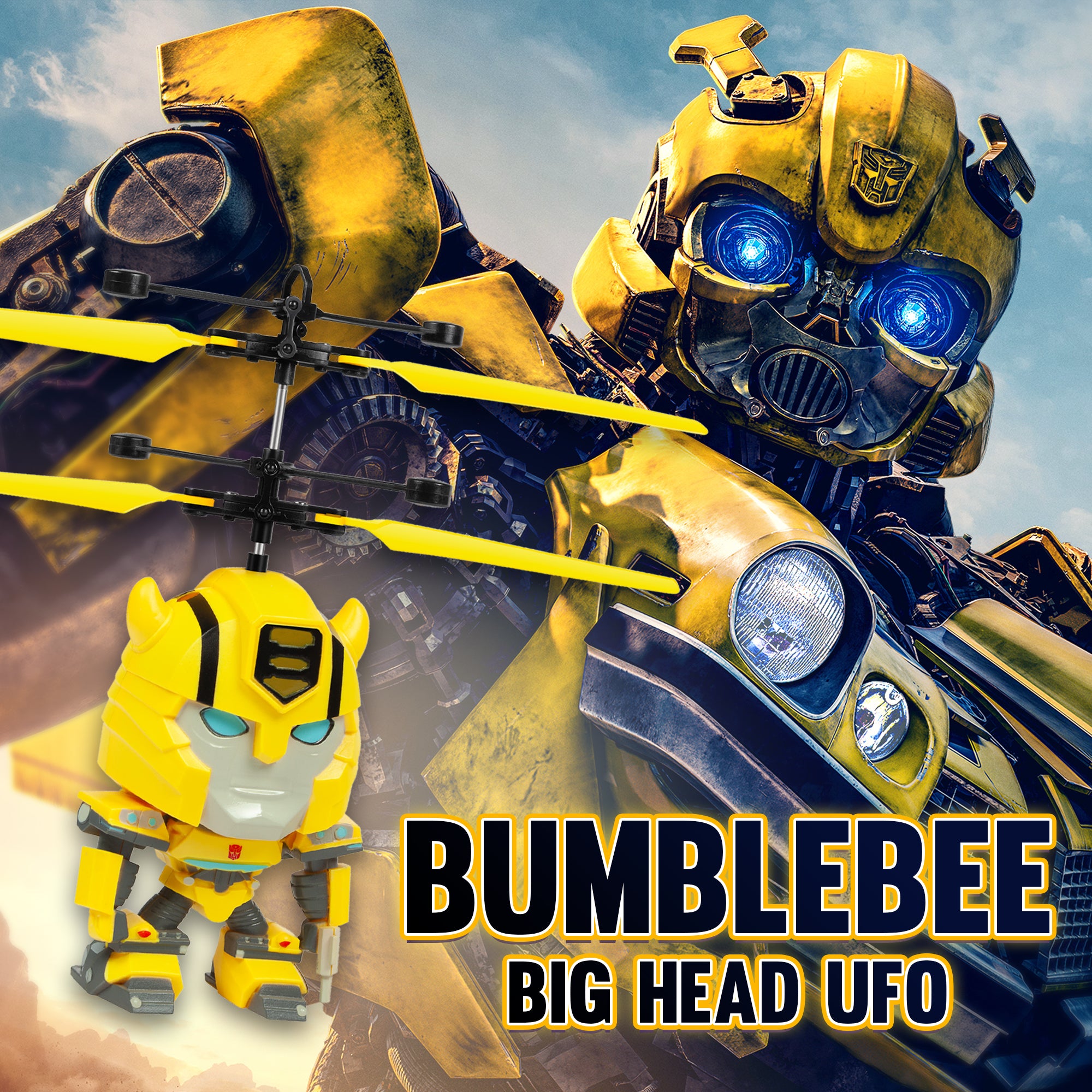 Transformers Bumble Bee Big Head UFO