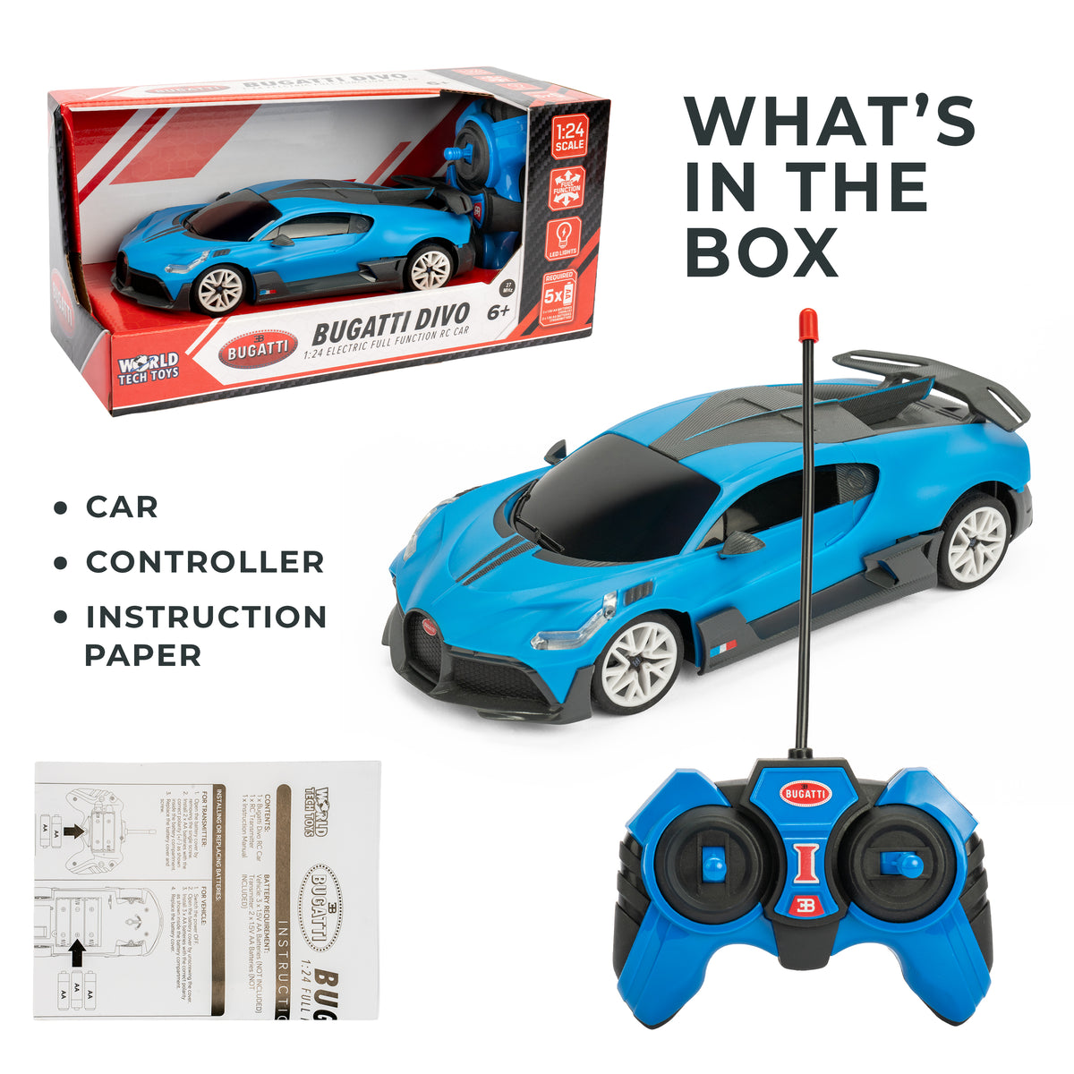 Bugatti Divo Electric RC Car