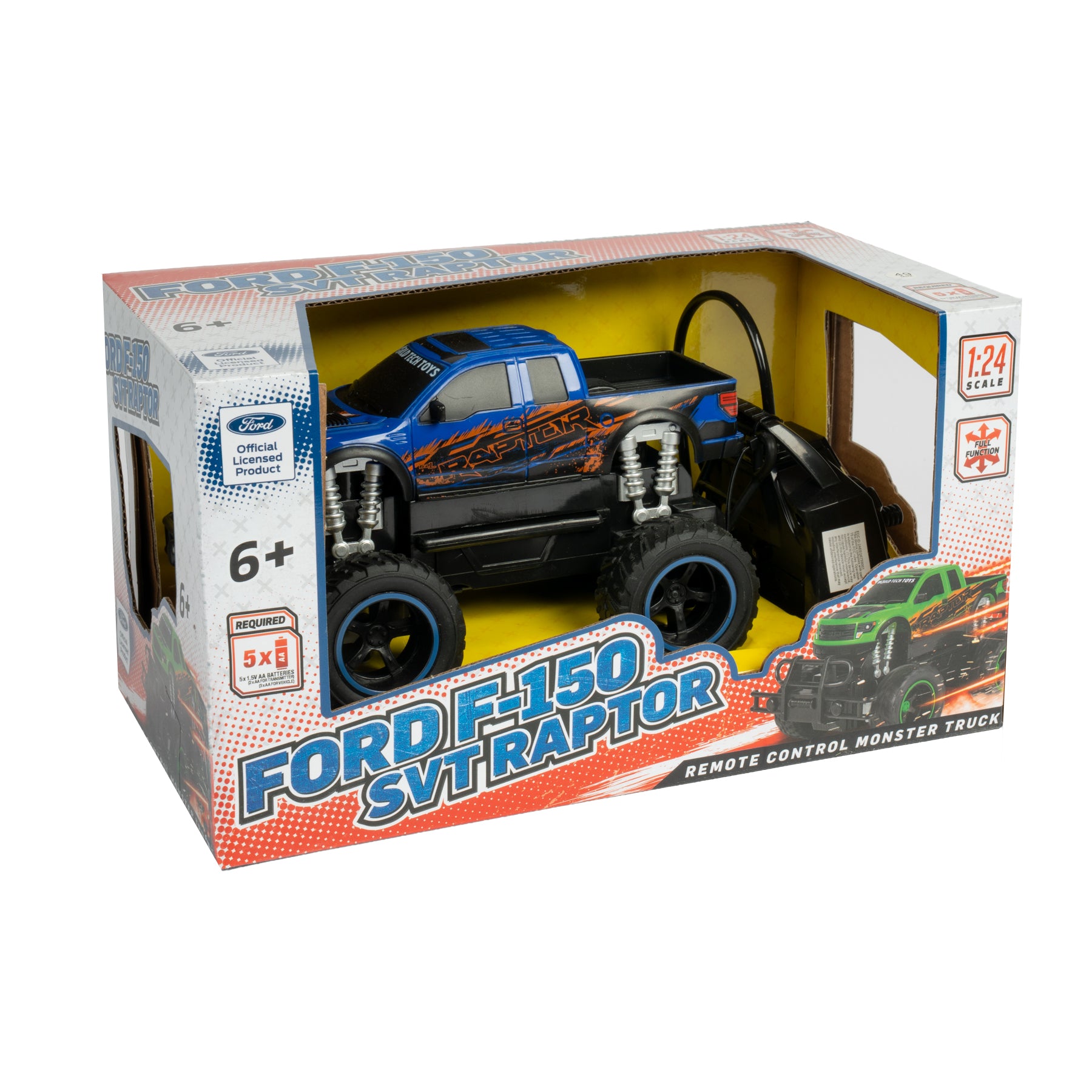 Camión Ford F-150 Raptor a control remoto [1:24]