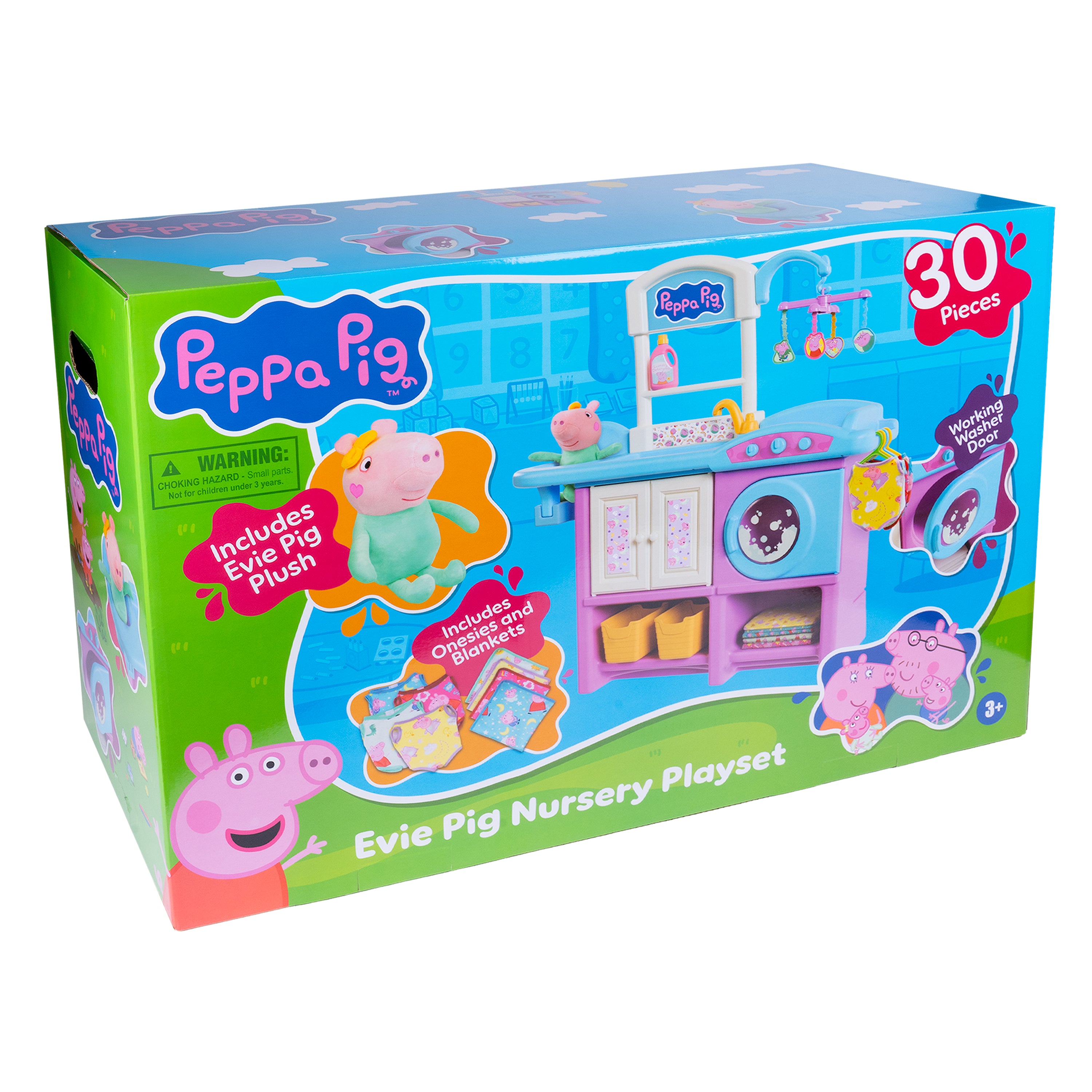 Peppa Pig Baby Evie Pig Nursery Laundry Set