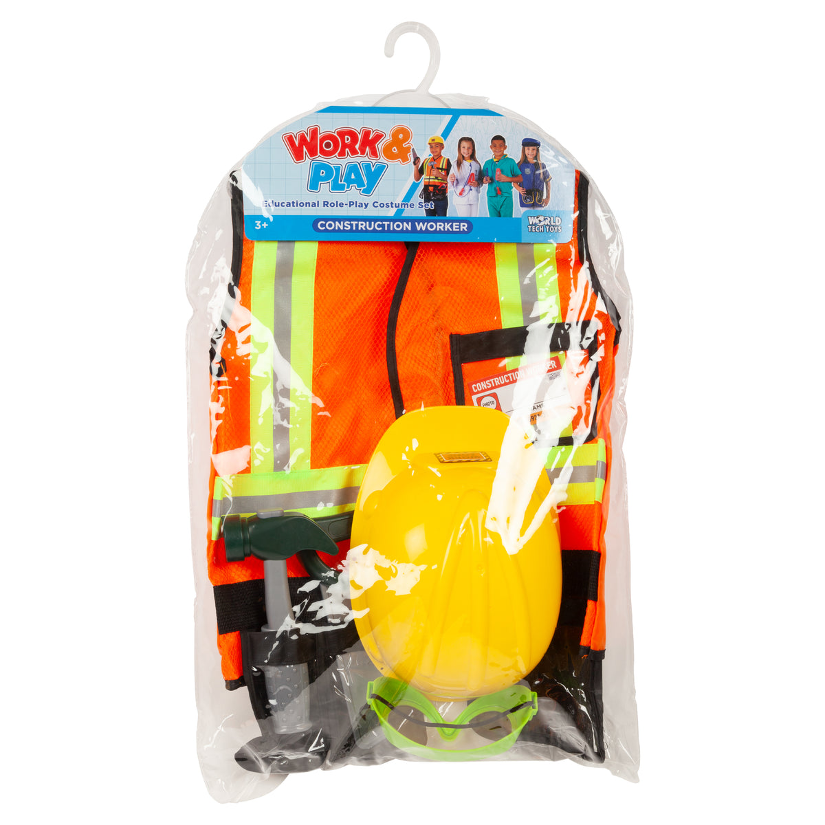 Conjunto de disfraz de trabajador de la construcción