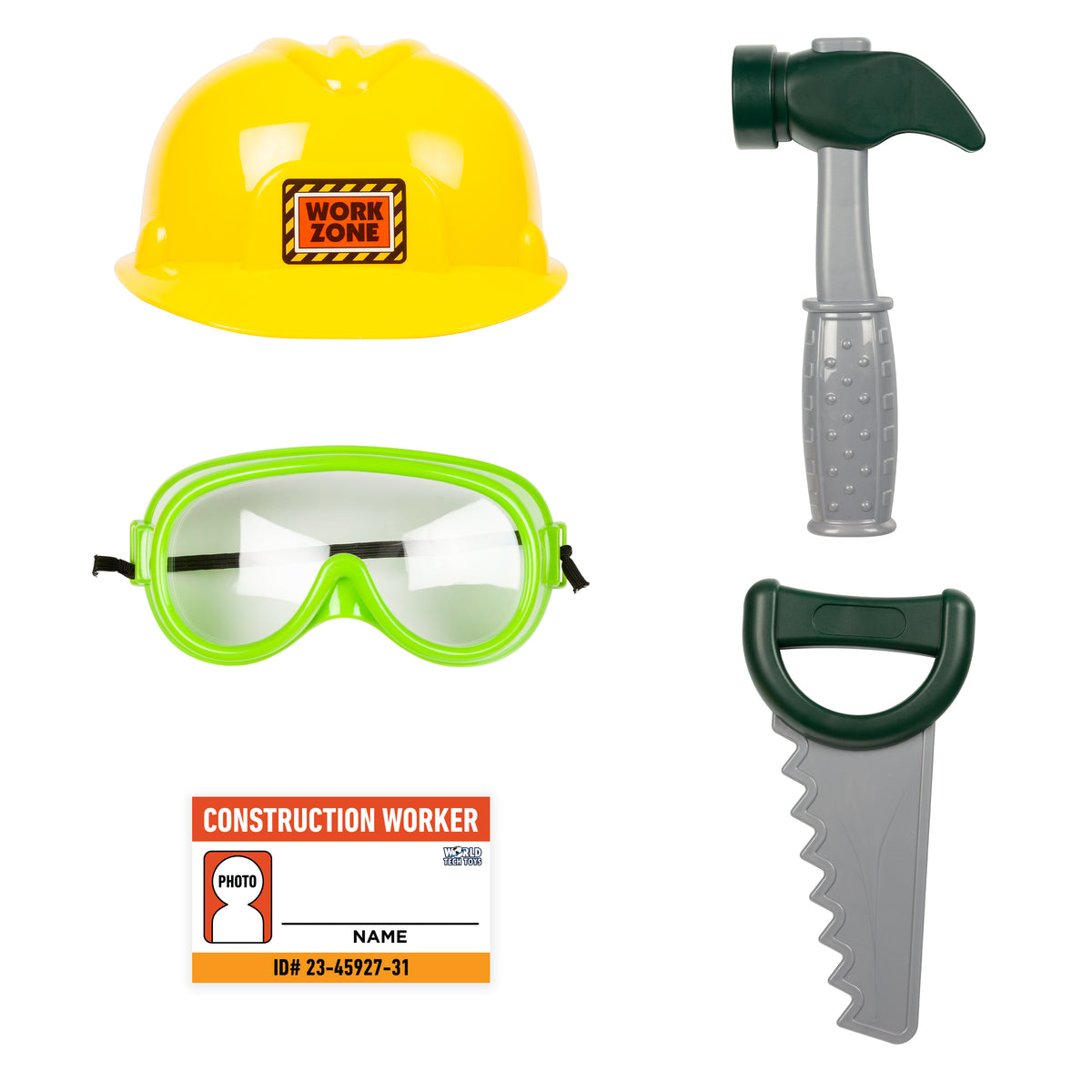 Conjunto de disfraz de trabajador de la construcción