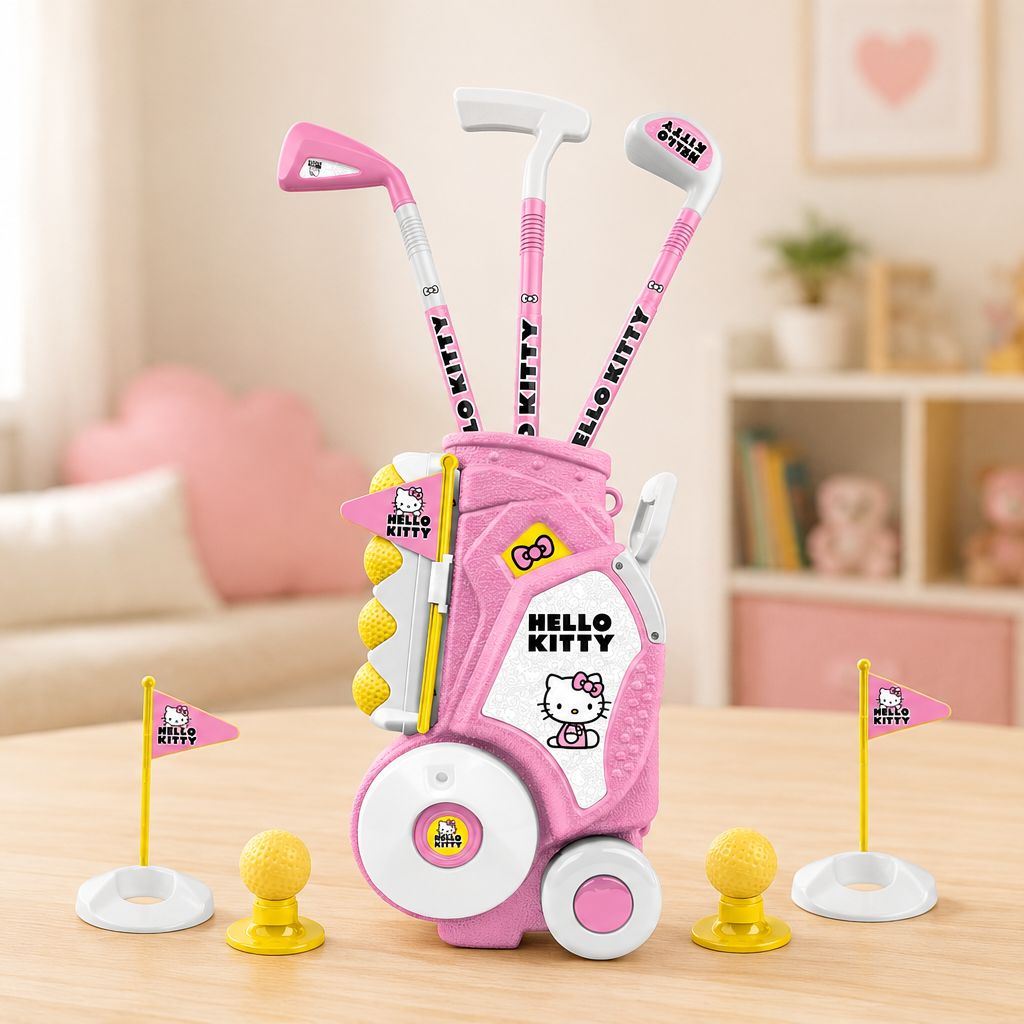 Hello Kitty Golf Caddy Playset