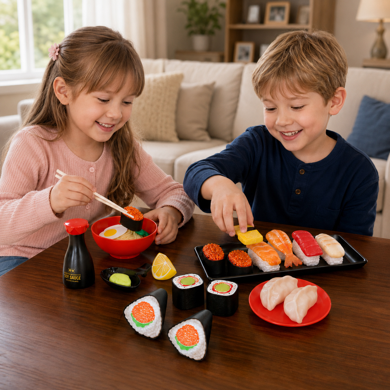 Pretend & Play Sushi Dinner playset (30 pieces)