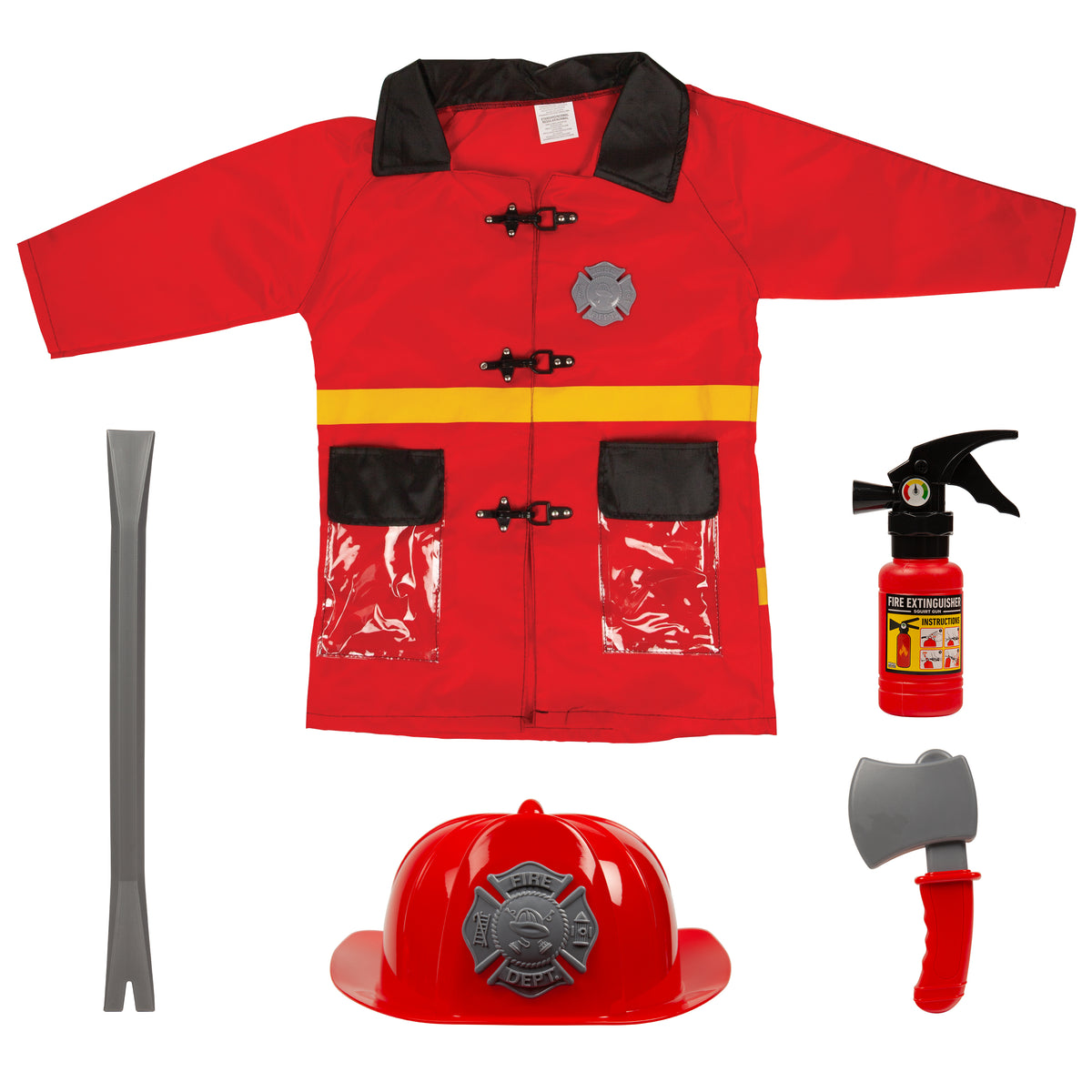 Conjunto de disfraz de bombero