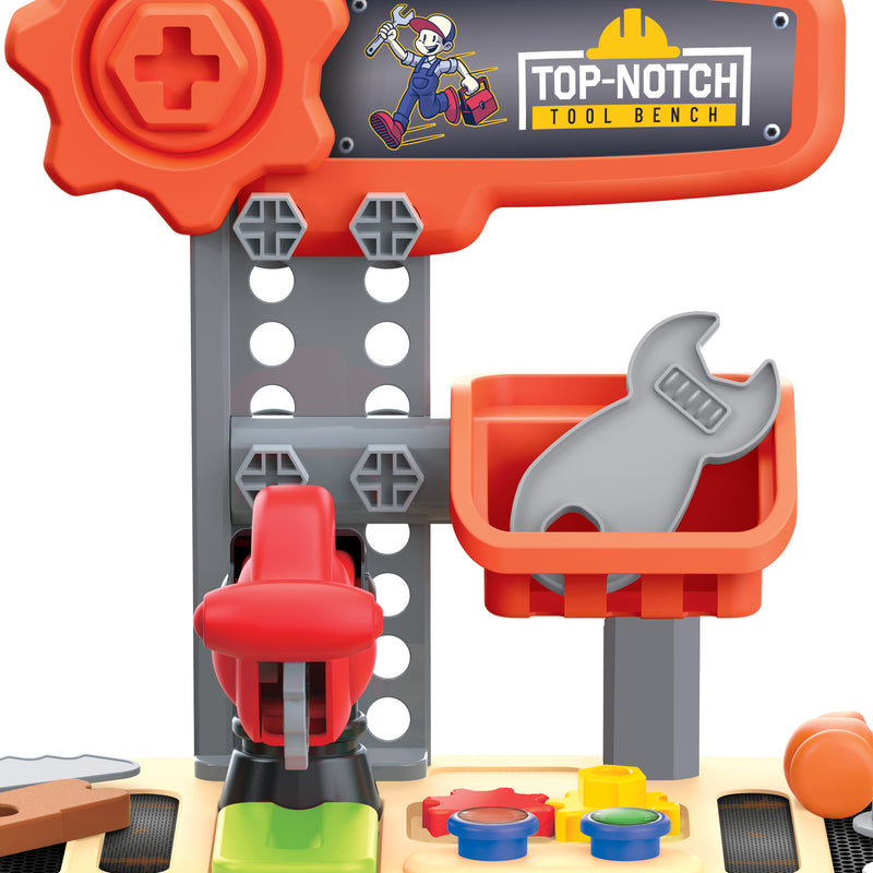 Top-Notch Kid's Tool Bench Playset (32 Pieces)