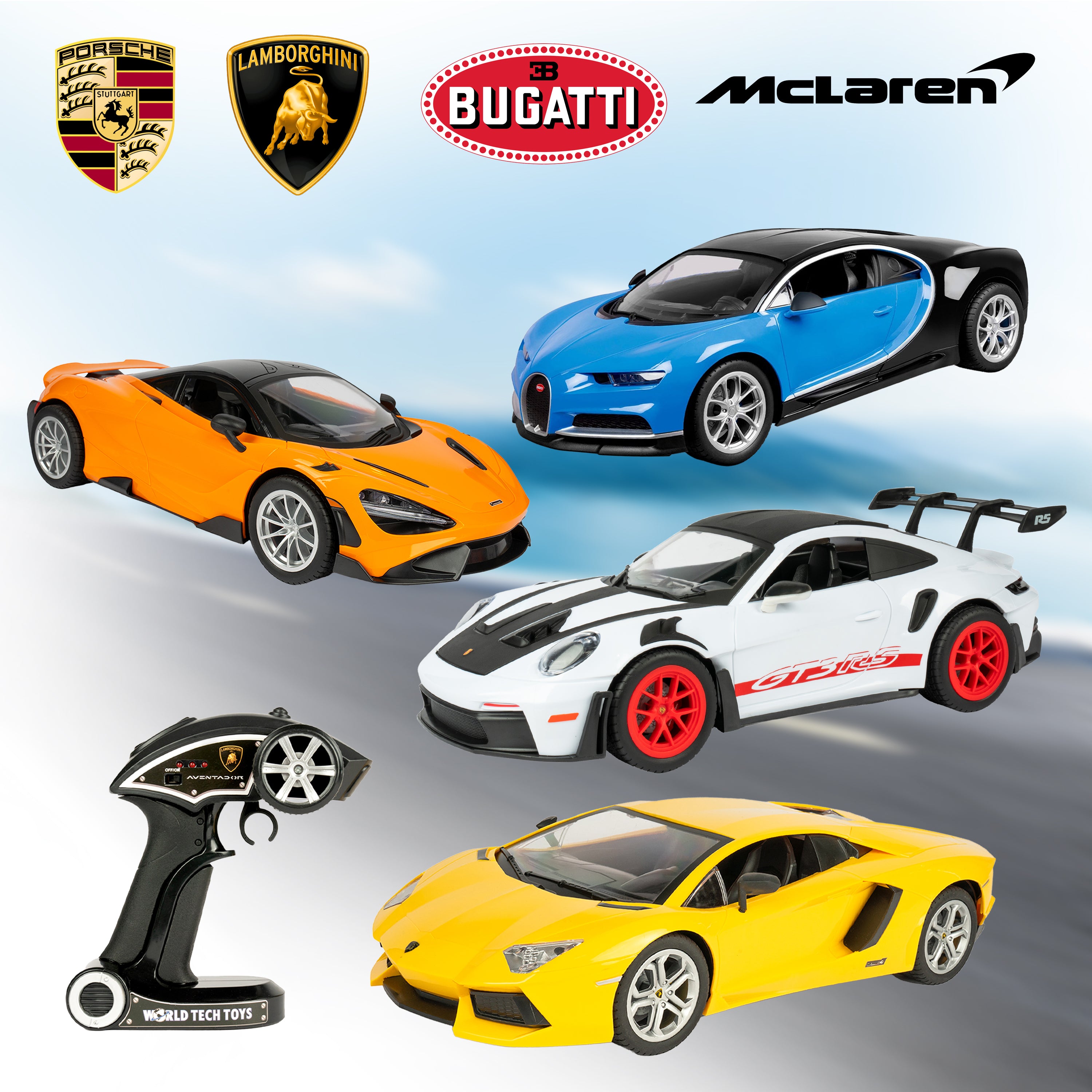 2.4Ghz 1:10 Scale RC Car with Rechargeable Battery