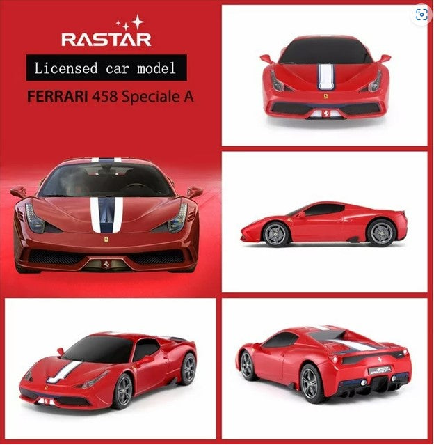 Rastar Licensed Ferrari 458 Speciale A 27MHz 1:24 RTR Electr