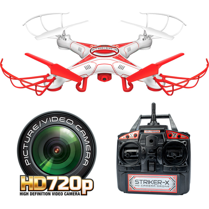 Striker-X HD Picture and Video Remote Control Quadcopter Drone