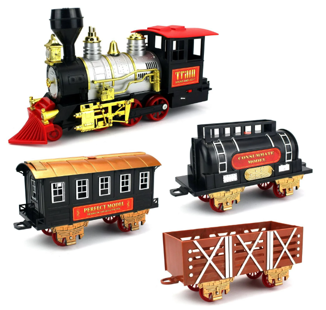 Classics Train Light Sound Smokescreen 20-Piece Electric Train