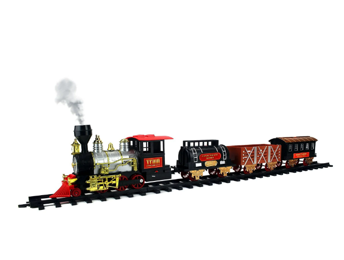 Classics Train Light Sound Smokescreen 20-Piece Electric Train