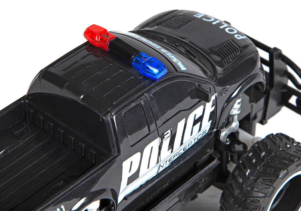 Ford F-150 Raptor + Police Pursuit RC Monster Truck [Double Pack] [1:24]