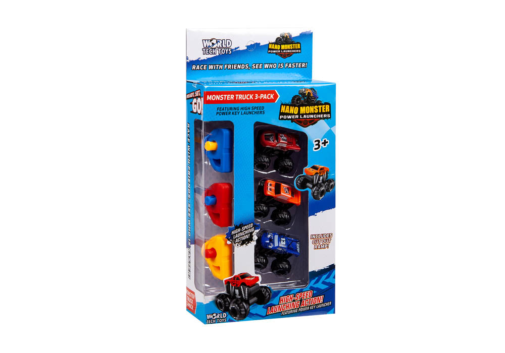 N Nano Monster Truck Spring Key Launcher [3 Pack] | HobbyTron™