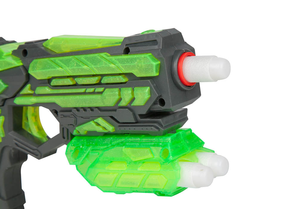 Glow in the Dark Warrior Spring Pump Action Venom Dart Blaster