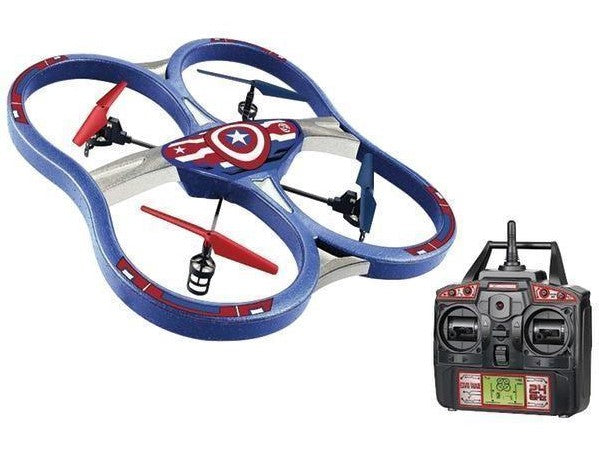 Superdron de 2,4 GHz del Capitán América de los Vengadores con licencia de Marvel