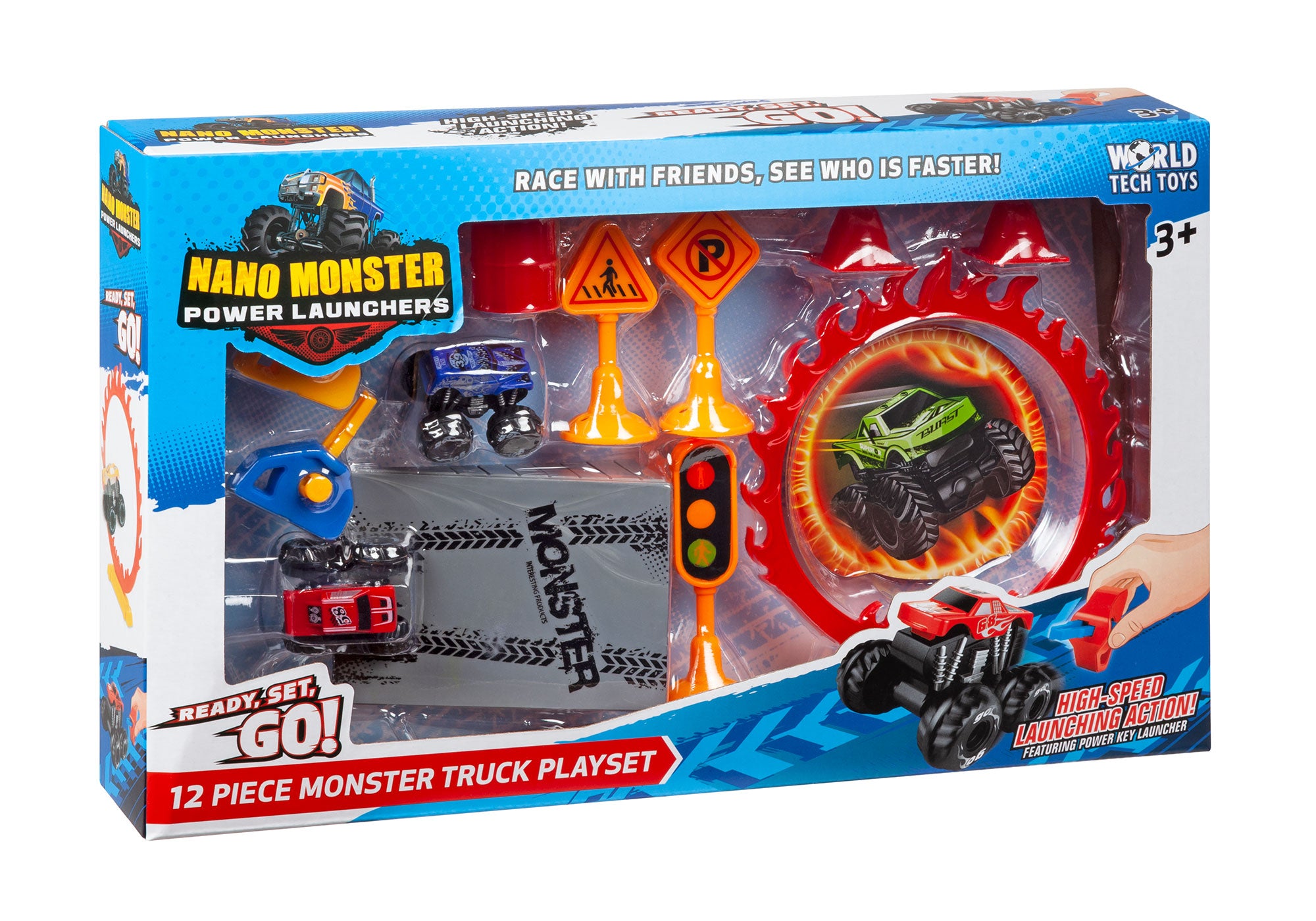 Nano Monster Truck Playset