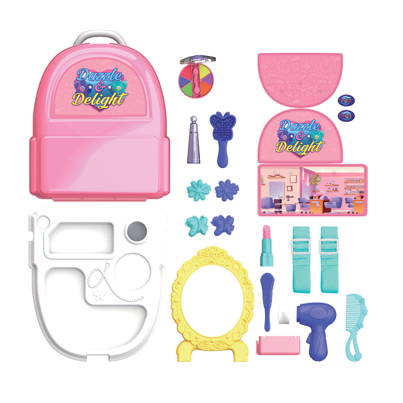 Dazzle & Delight Kid's Beauty Spa Playset (19 pieces)