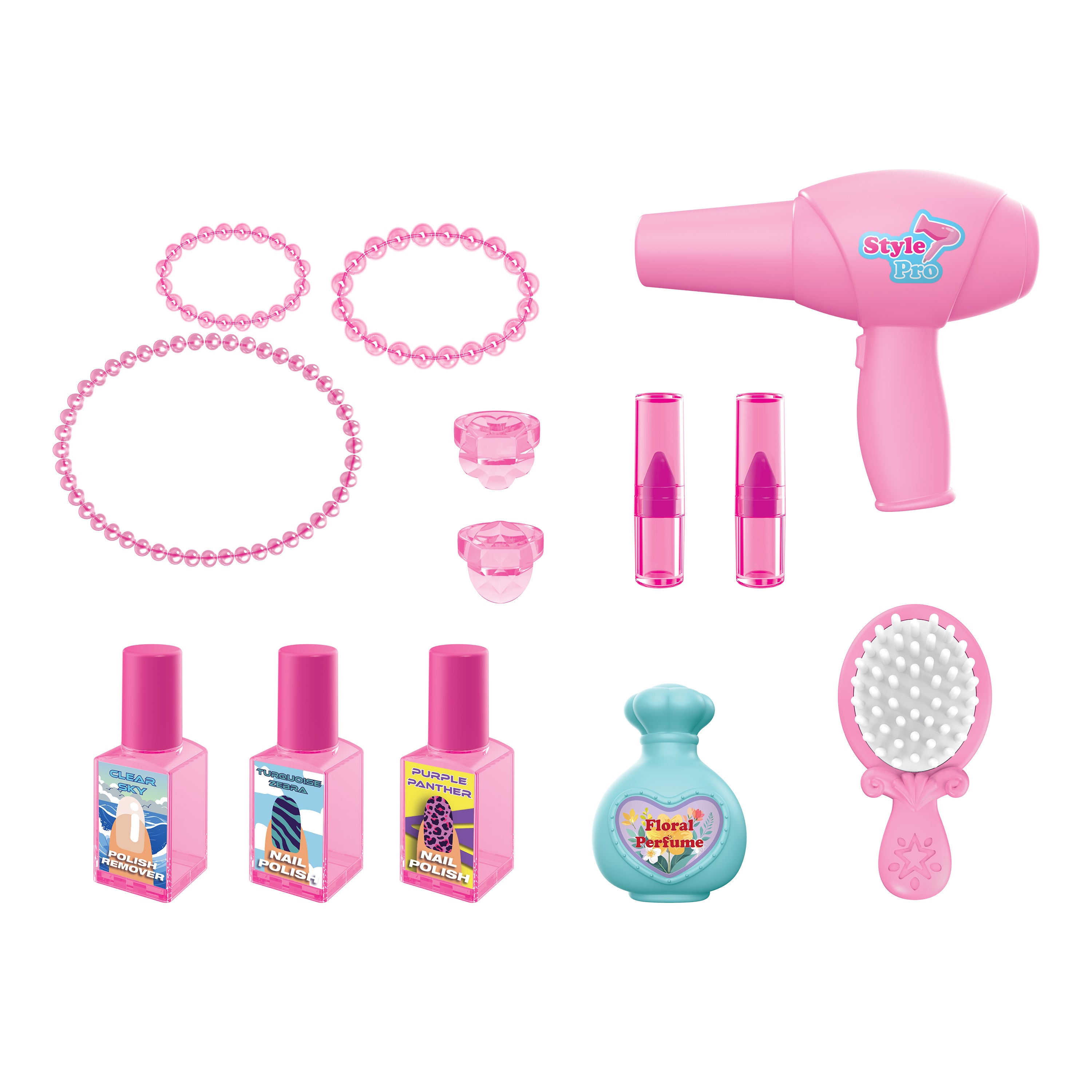 Glamor Queen Kid’s Vanity Playset (22 Pieces)