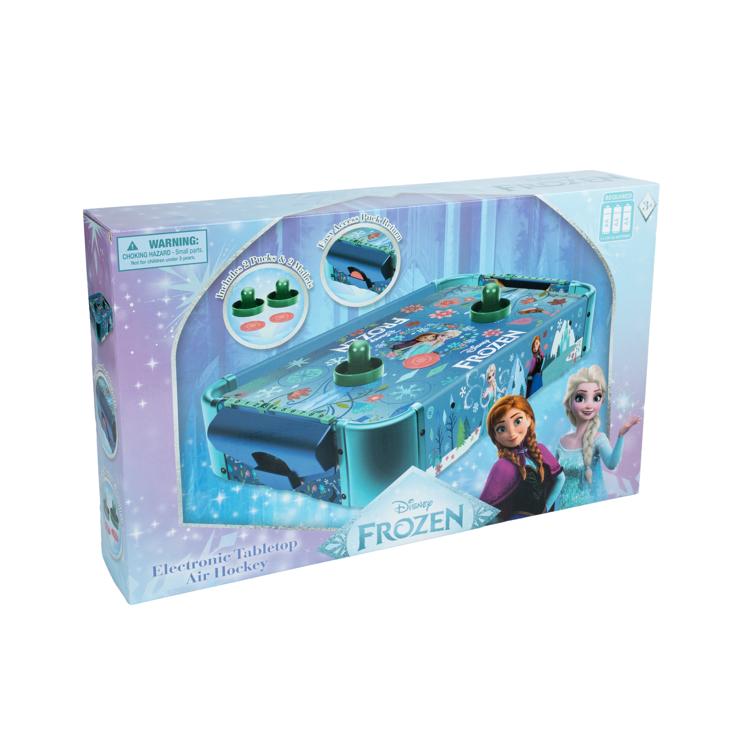 Disney Frozen Wooden Tabletop Air Hockey