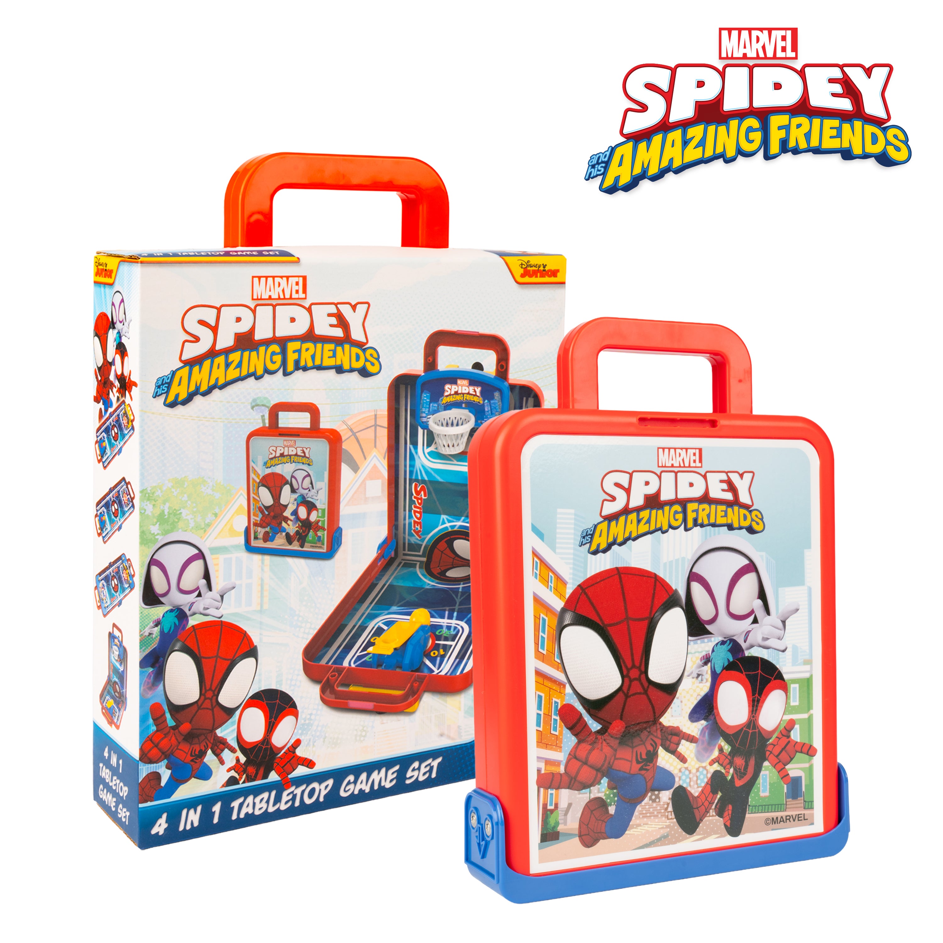 Juego de mesa 4 en 1 de Spidey y sus increíbles amigos