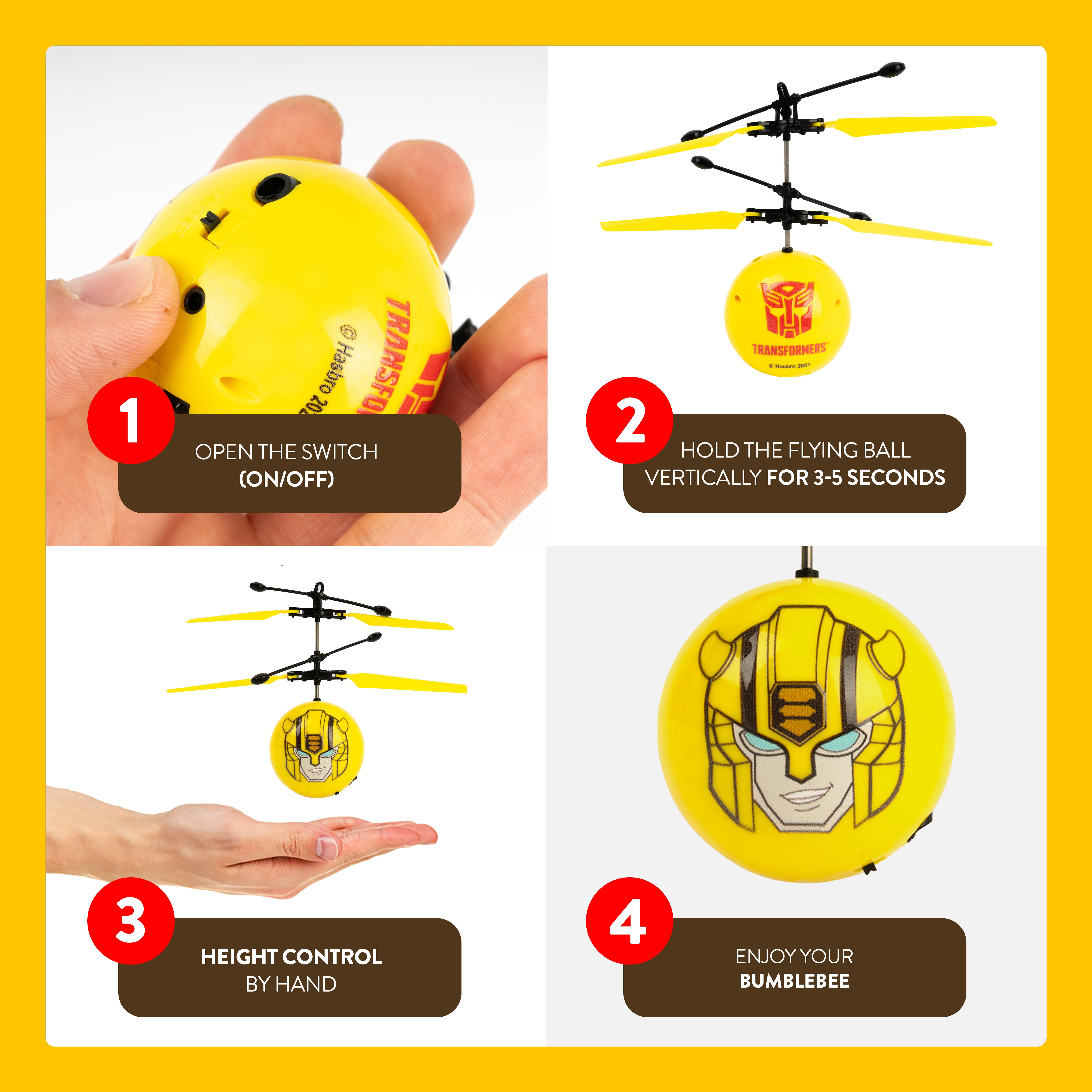 Transformers Bumble Bee Heli Ball