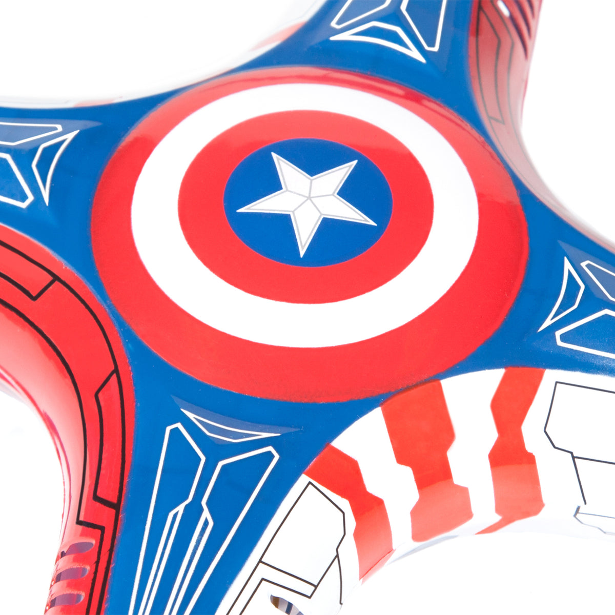 Dron RC Sky Hero de 2,4 GHz y 4,5 canales de los Vengadores, Capitán América, con licencia de Marvel