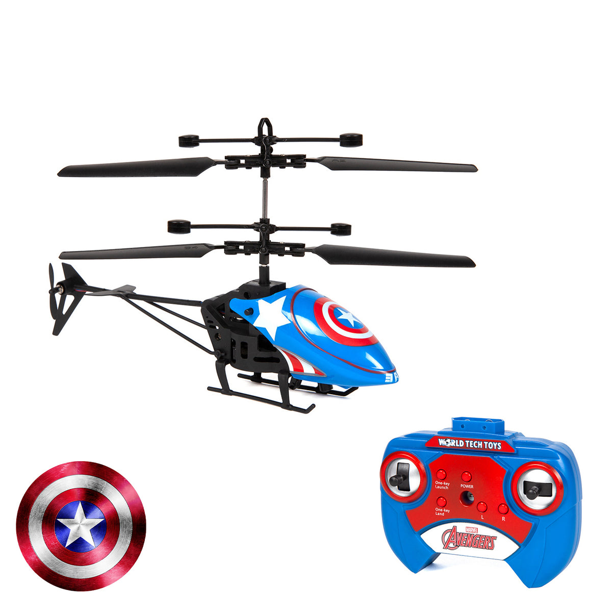 Helicóptero RC del Capitán América