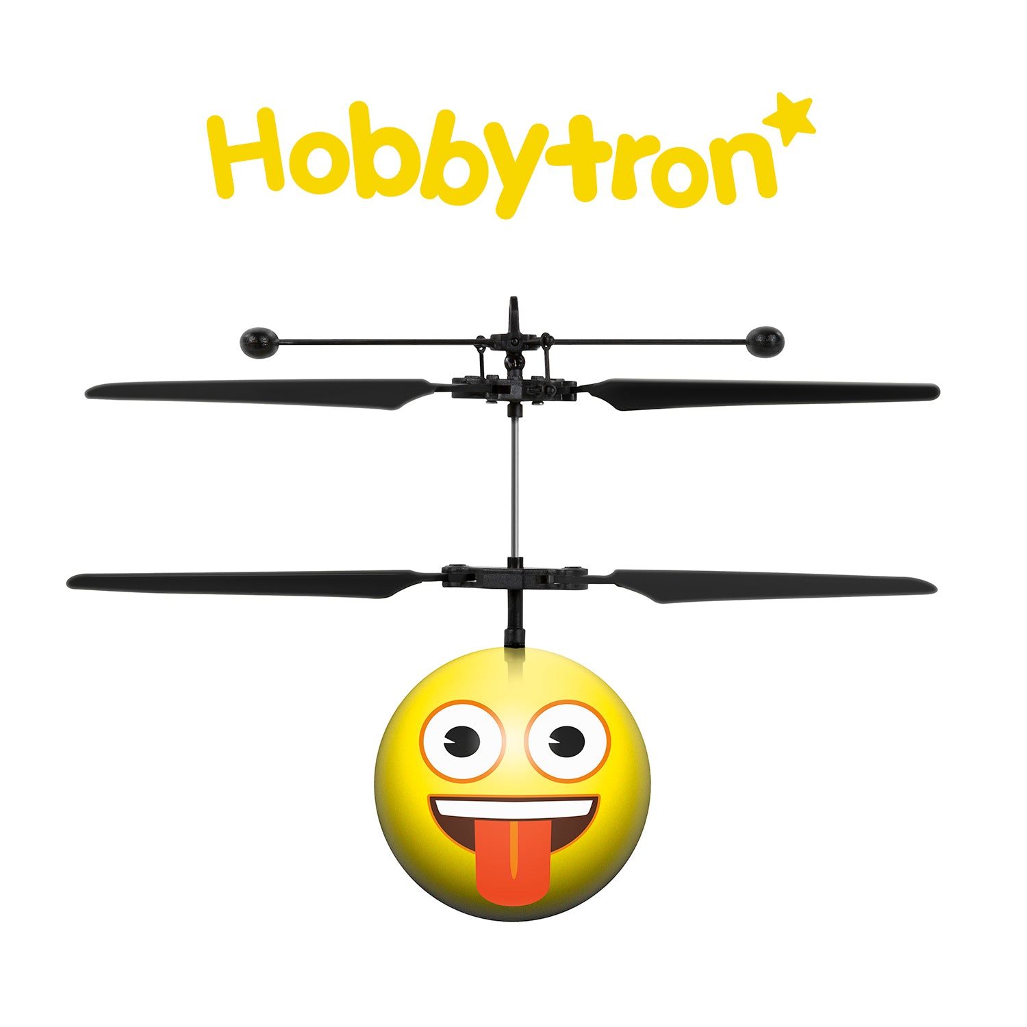 Crazy Face Emoji Heli Ball