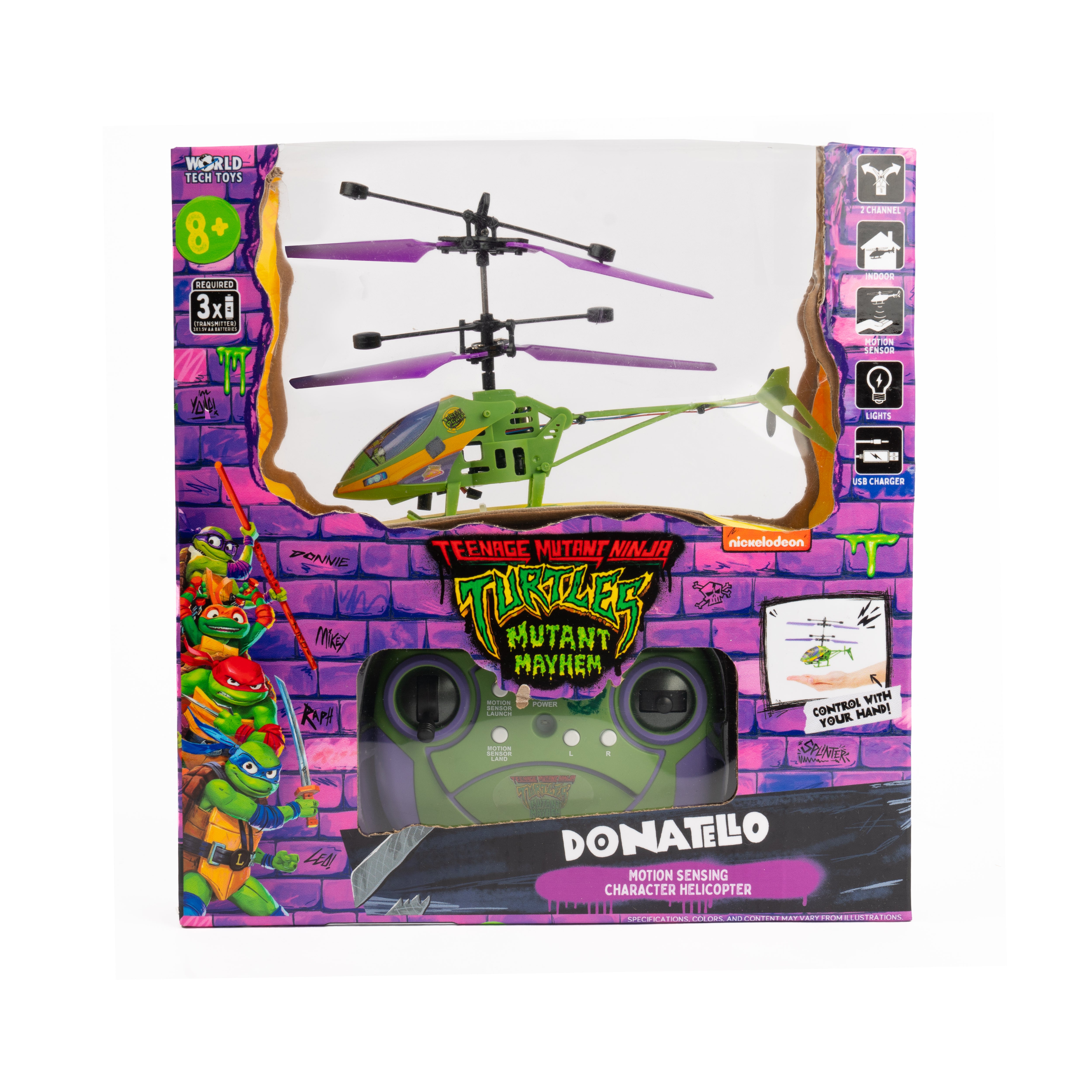 TMNT Donatello IR 2CH Helicopter