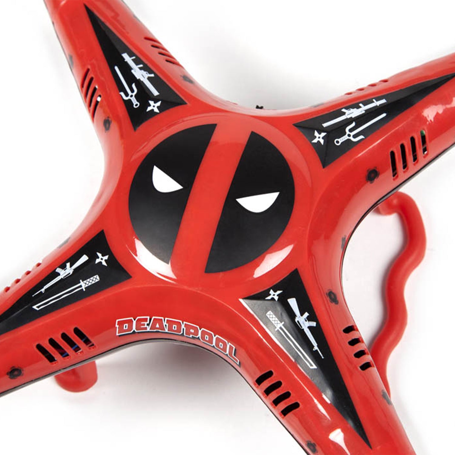Dron RC Deadpool de 2,4 GHz y 4,5 canales con licencia de Marvel
